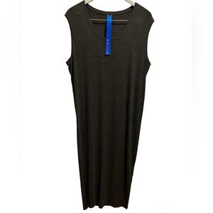Kit and Ace Everywhere Maxi Dark Grey Dress Sz 10